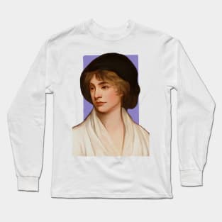 British Writer Mary Wollstonecraft illustration Long Sleeve T-Shirt